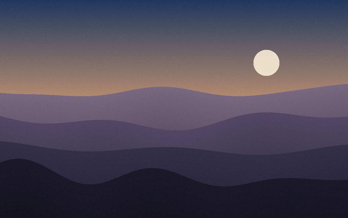 Pale afternoon on the plateau